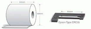 Printer paper roll and printer cartridge